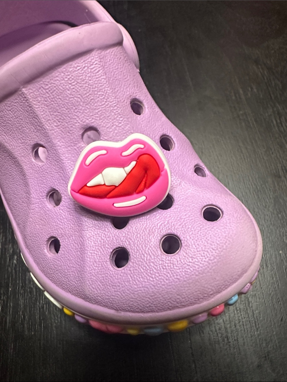 Large Pink Lip Charm. Search JIBBITZ in my closet to buy more and save!